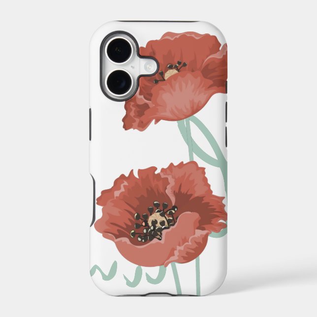 Red Peonies iPhone 5 Case (Back)