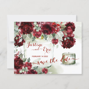 Red Peony Epiphany Enregistrer La Carte Postale Da