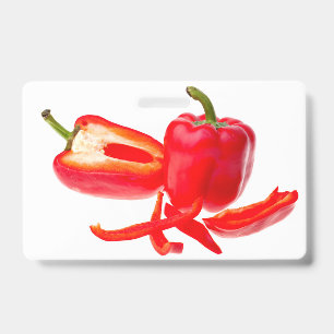 Red pepper badge