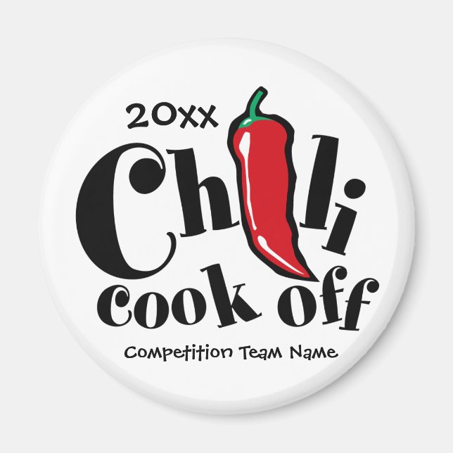 Red Pepper Chili Cook Off Contest Magnet (Front)