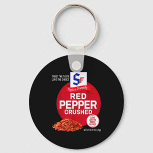Red Pepper Crushed Halloween Sce Costume Group Mat Keychain
