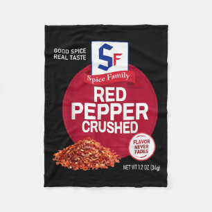 Red Pepper Crushed Sce Group Family Matching Hallo Fleece Blanket
