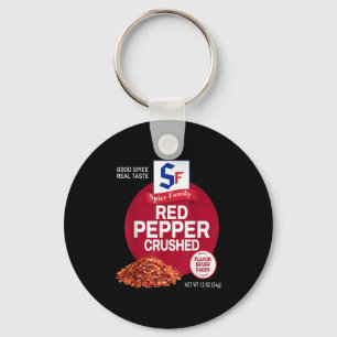 Red Pepper Crushed Sce Group Family Matching Hallo Keychain