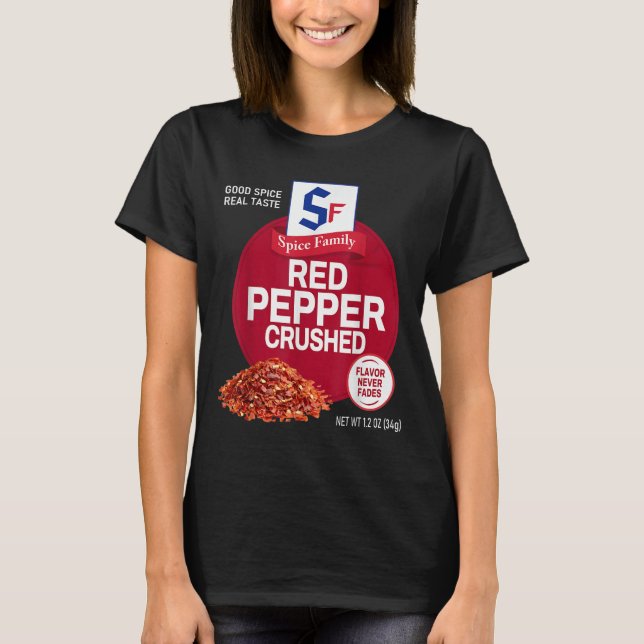 Red Pepper Crushed Sce Group Family Matching Hallo T-Shirt (Front)
