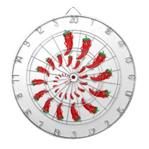 Red Pepper Diva Spiral Dartboard