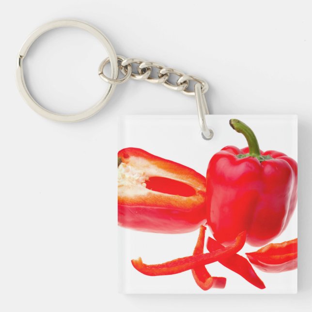 Red pepper keychain (Front)