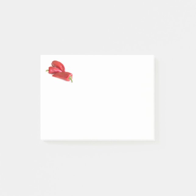Red pepper post-it notes (Front)
