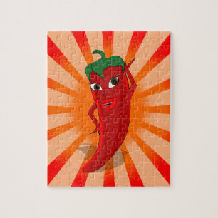 Red Pepper Superstar Jigsaw Puzzle