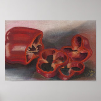 Red Peppers Poster