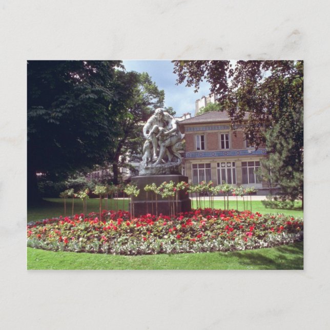 Red ?pernay, Champagne Region, France flowers Postcard (Front)