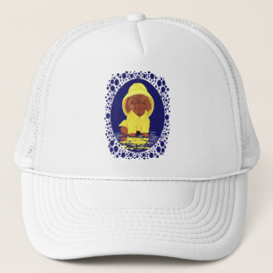 Red Persian Longhair Cat April Showers Trucker Hat