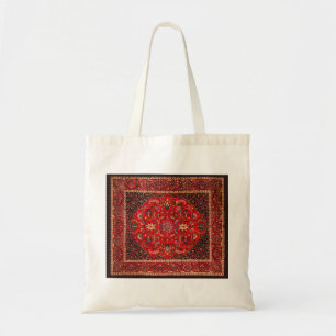Red Persian Rug from Mashhad Tote Bag