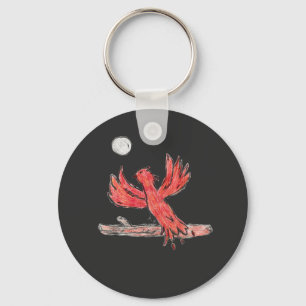 Red Phoenix  Keychain