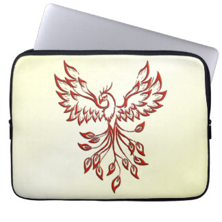 Red Phoenix Rises Laptop Sleeve
