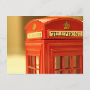 Red Phone Booth Postcard