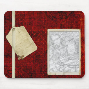 Red photo mousepad template