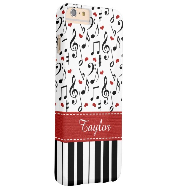 Red Piano Keyboard Case-Mate iPhone Case (Back/Right)