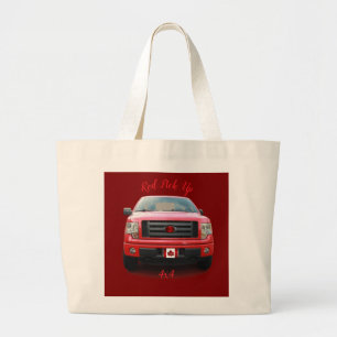 RED PICK UP LARGE TOTE BAG