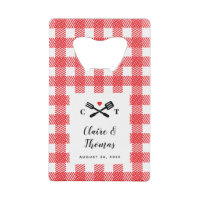 Red Picnic Plaid Cloth I Do BBQ Invitation