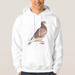 Red Pigeon (isolated) Hoodie