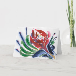 Red Pincers Notecard