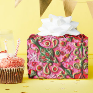 ~ Red, Pink and Gold ~  Wrapping Paper