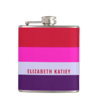 Red, Pink and Purple Stripes Pattern 
