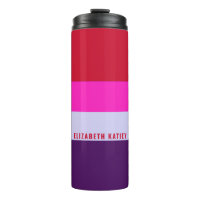 Red, Pink and Purple Stripes Pattern 