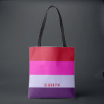 Red, Pink and Purple Stripes Pattern Tote Bag<br><div class="desc">Add a pop of colour to your everyday carry with the Red, Pink, and Purple Stripes Pattern Tote Bag. Featuring a vibrant striped design, this stylish and versatile bag is perfect for shopping, work, travel, or casual outings. A great choice for those who love bold and modern accessories.</div>