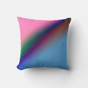 red pink blue abstract texture gel mouse pad throw pillow