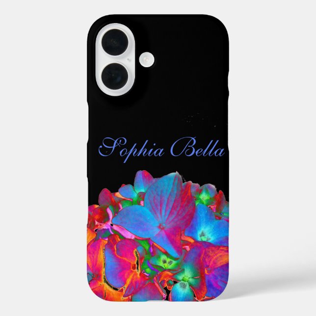 Red pink blue purple floral colourful floral Case- Case-Mate iPhone Case (Back)