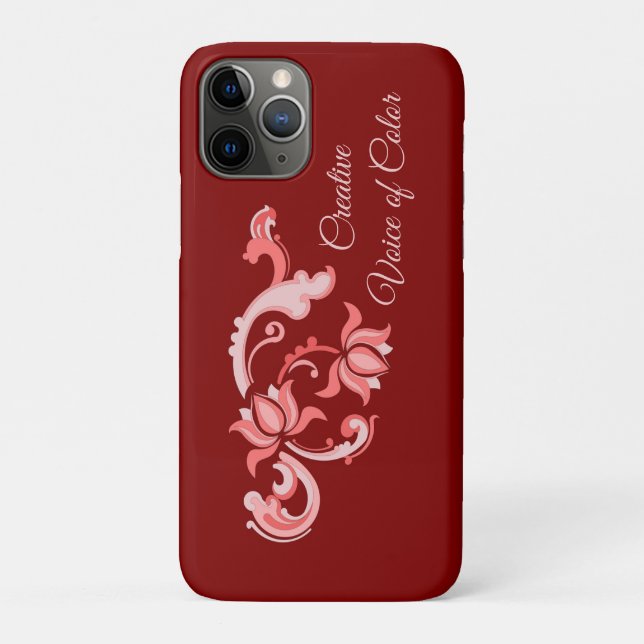 RED & PINK COLOUR PLAYING ART FOR GIFT Case-Mate iPhone CASE (Back)