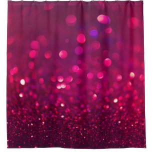 Red Pink Glitter: Abstract Bokeh