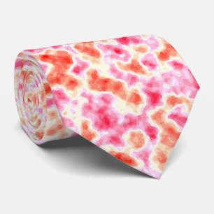Red Pink Orange Tie