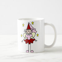 Red/Pink Princess Stick Figure Mug
