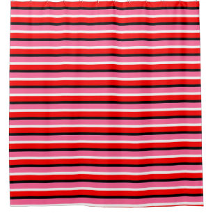 Red Pink Stripes Pattern Design