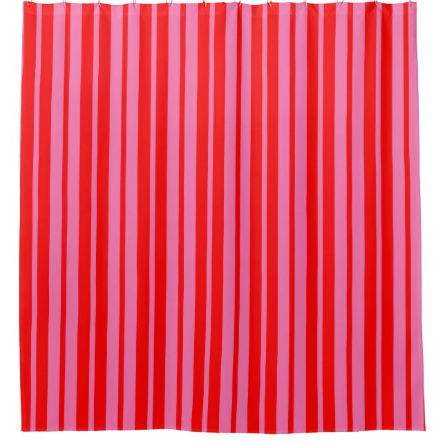 Red Pink Stylish Stripes Pattern Design  (Front)