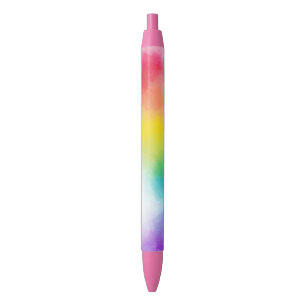 Red Pink Yellow Blue Purple Green Modern Template Ink Pen