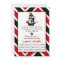 Red Pirate Baby Shower Invitation