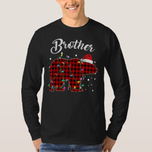 Red Plaid Brother Bear Matching Buffalo Pajama T S T-Shirt