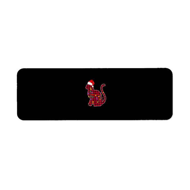 Red Plaid Buffalo Cat Christmas Pyjamas Family Xma (Front)