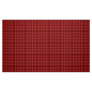 Red Plaid cloth printed fabric