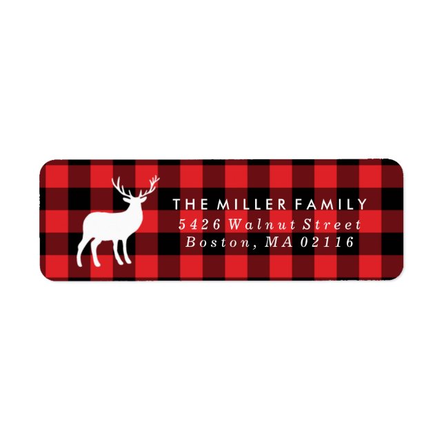 Red Plaid et White Stag | Vacances (Devant)
