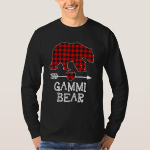 Red Plaid Gammi Bear Matching Pajama Family 1 T-Shirt