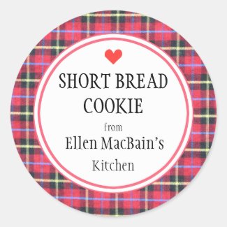Red Plaid Handmade Baked Goods Custom Product