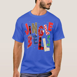 Red Plaid Jingle Bells Christmas Family Pajama T-Shirt