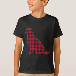 Red Plaid Labrador Retriever Dog Lover Christmas P T-Shirt