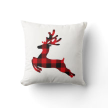 Red Plaid Reindeer