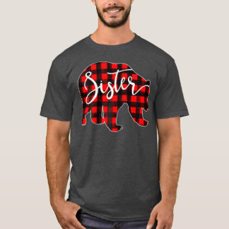 Red Plaid Sister Bear Shirt Matching Pajama