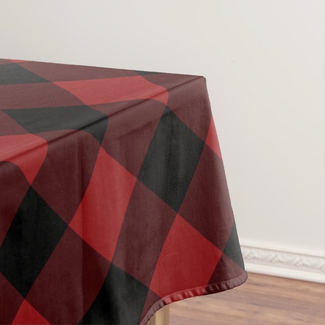 Red Plaid Tablecloth (In Situ)